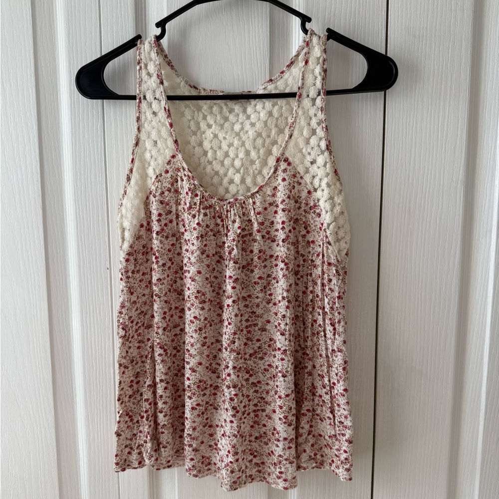 Maturity Light Floral Tank